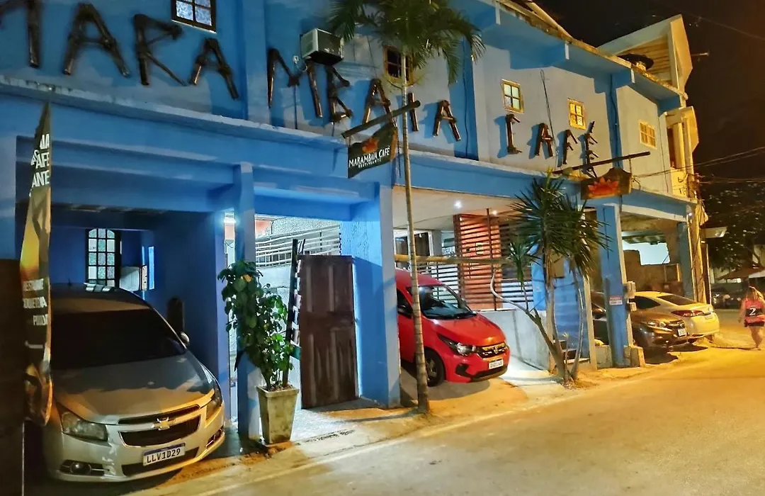Pousada Marambaia Café - Praiana, econômica, Com café da manhã, piscina e hidromassagem ao ar livre - Frente para o mar-1